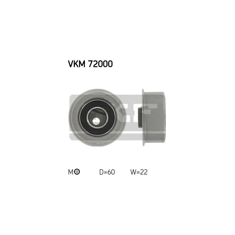 Poulie-tendeur, courroie crantée SKF VKM 72000