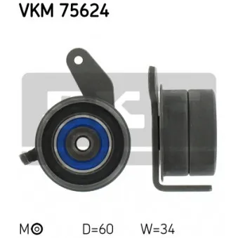 Poulie-tendeur, courroie crantée SKF VKM 75624