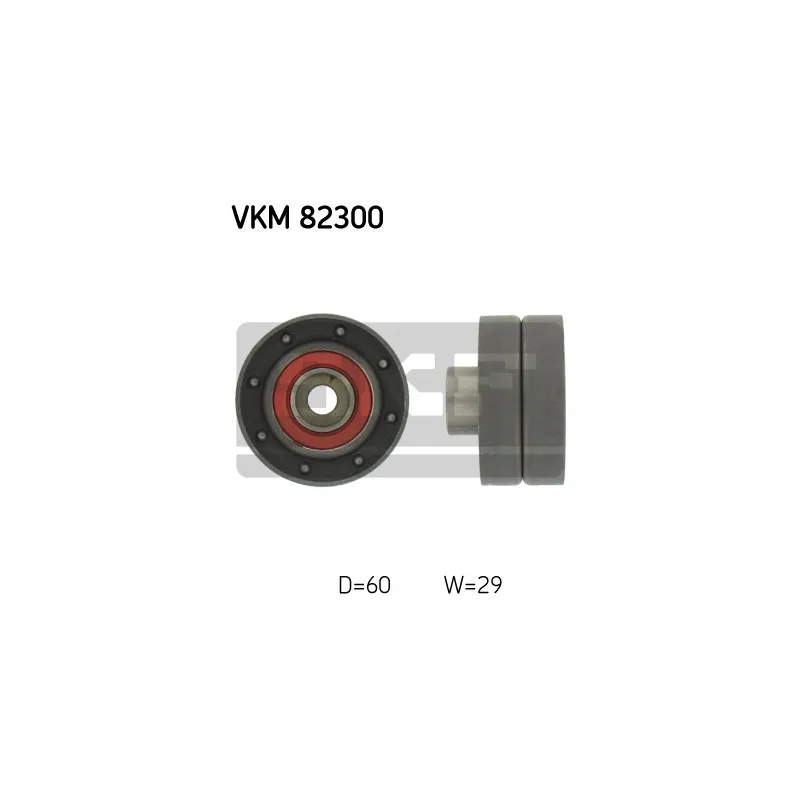 Poulie renvoi/transmission, courroie de distribution SKF VKM 82300