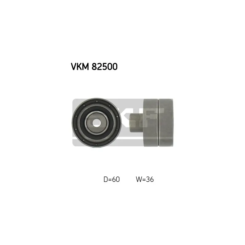 Poulie renvoi/transmission, courroie de distribution SKF VKM 82500