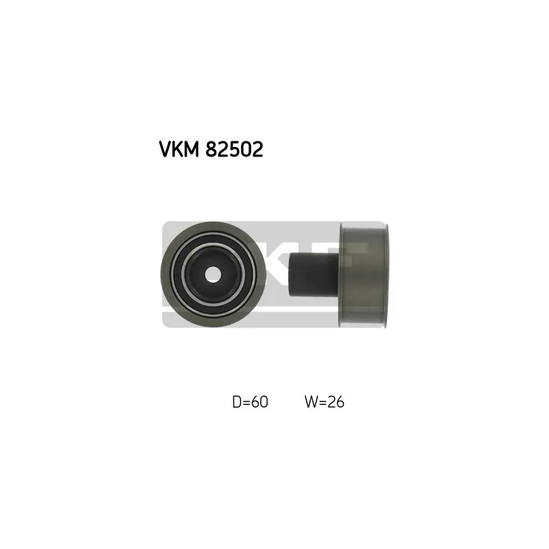 Poulie renvoi/transmission, courroie de distribution SKF VKM 82502