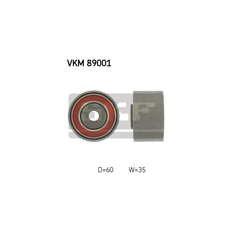 Poulie renvoi/transmission, courroie de distribution SKF VKM 89001