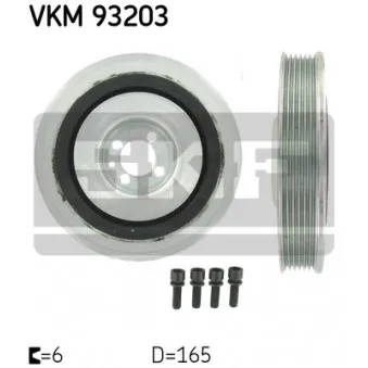 Poulie, vilebrequin SKF VKM 93203