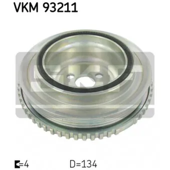 Poulie, vilebrequin SKF VKM 93211