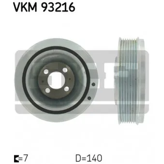 Poulie, vilebrequin SKF VKM 93216