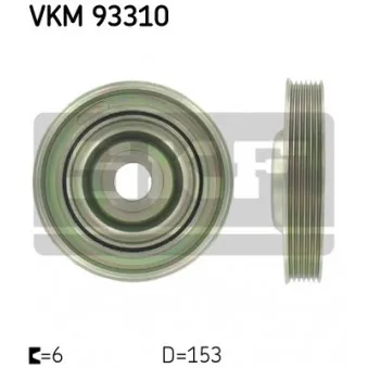 Poulie, vilebrequin SKF