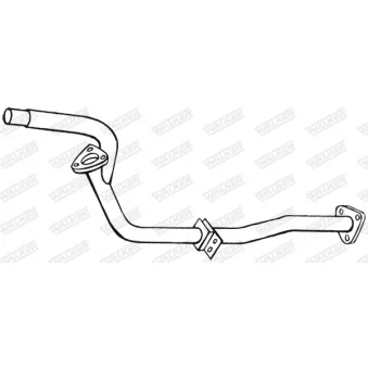 Tuyau d'échappement WALKER 18222