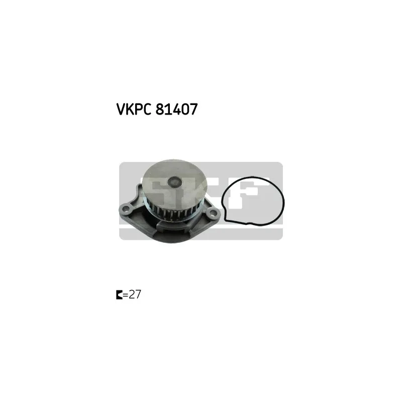 Pompe à eau SKF VKPC 81407