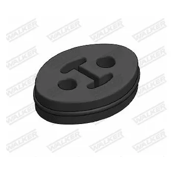 Bandes de caoutchouc, échappement WALKER 81842
