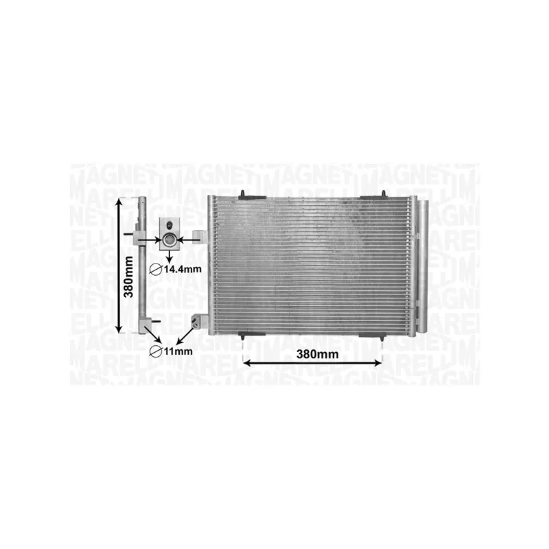 Condenseur, climatisation MAGNETI MARELLI 350203855000