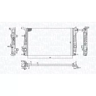 Radiateur, refroidissement du moteur MAGNETI MARELLI 350213199200