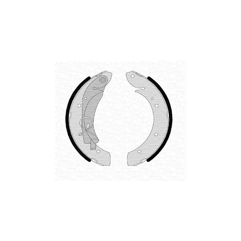 Jeu de 4 plaquettes de frein avant MAGNETI MARELLI 360219192185