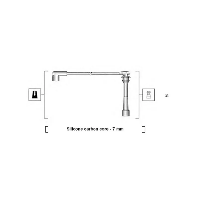 Kit de câbles d'allumage MAGNETI MARELLI 941295060878