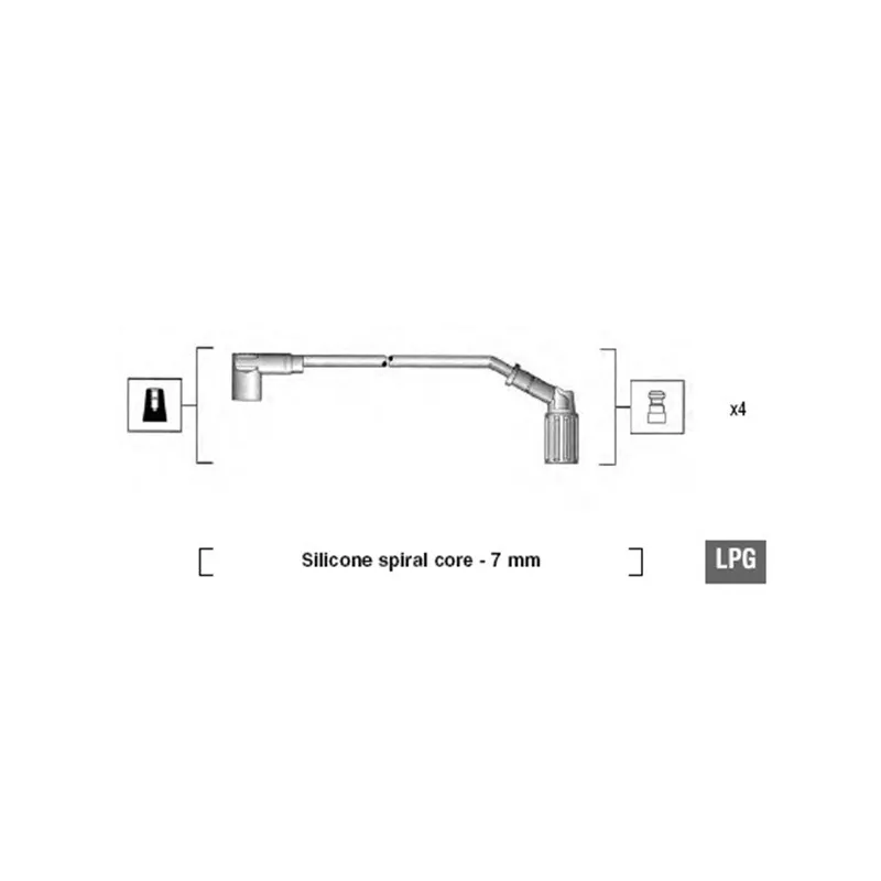 Kit de câbles d'allumage MAGNETI MARELLI 941095700609