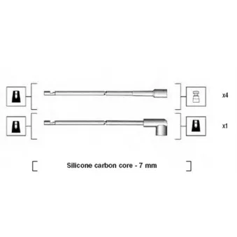 Kit de câbles d'allumage MAGNETI MARELLI 941044110501