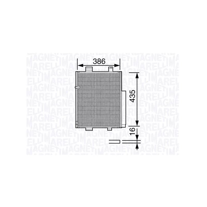 Condenseur, climatisation MAGNETI MARELLI 350203653000