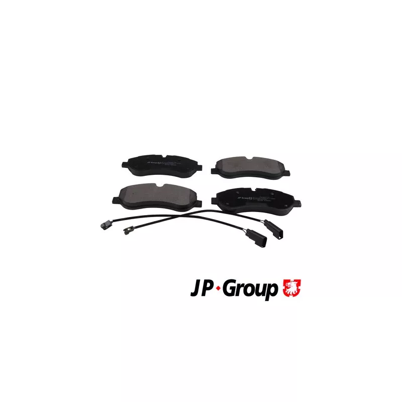 Jeu de 4 plaquettes de frein avant JP GROUP 1563607710