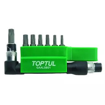 Jeu d'embouts de tournevis 1/4" TOPTUL GAAL0801