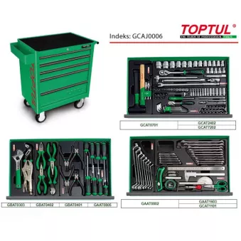 Servante avec outils TOPTUL GCAJ0006