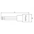 Embout BTR sur douille 1/2" TOPTUL BCSA1606 - Visuel 3