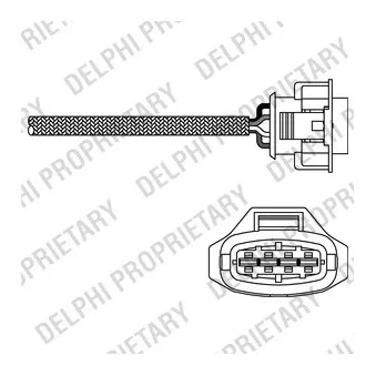 Sonde lambda DELPHI ES10790-12B1