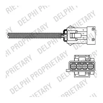 Sonde lambda DELPHI ES10794-12B1