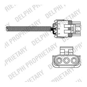 Sonde lambda DELPHI ES10968-12B1