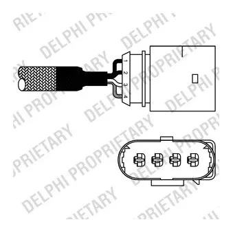 Sonde lambda DELPHI ES10978-12B1