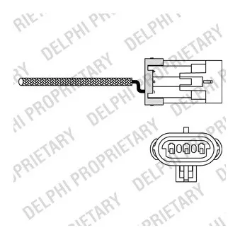 Sonde lambda DELPHI ES10988-12B1