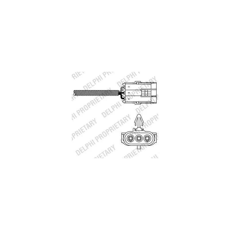 Sonde lambda DELPHI ES10992-12B1