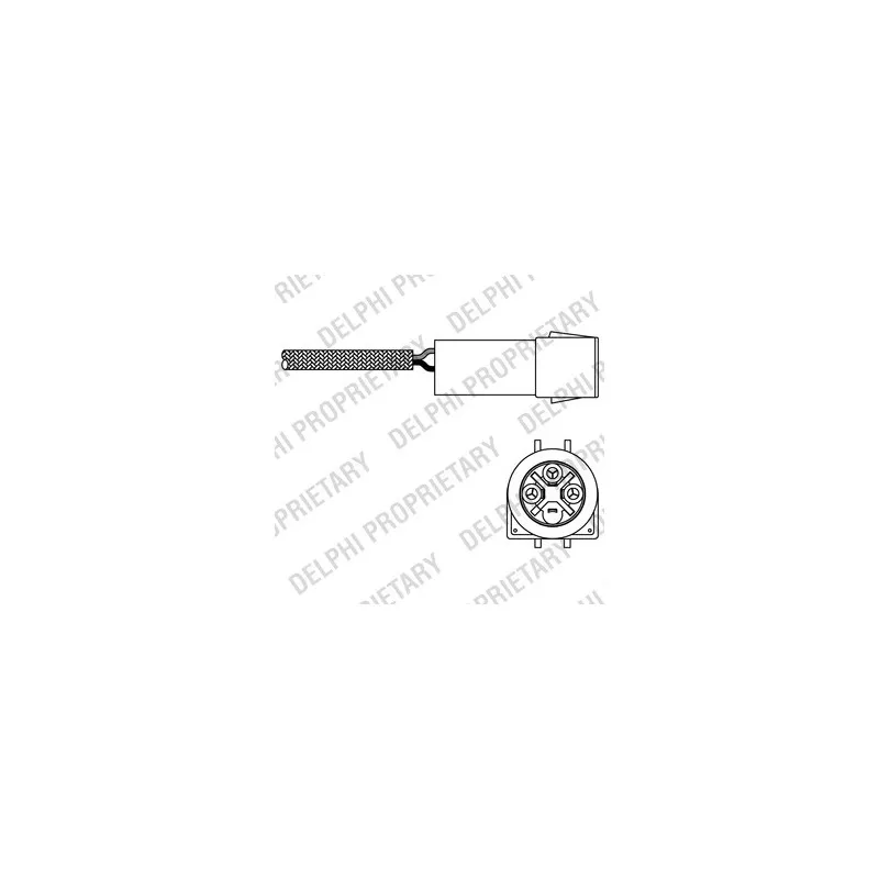 Sonde lambda DELPHI ES10993-12B1