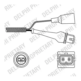 Sonde lambda DELPHI ES11000-12B1