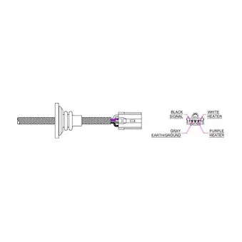 Sonde lambda DELPHI ES20076-11B1