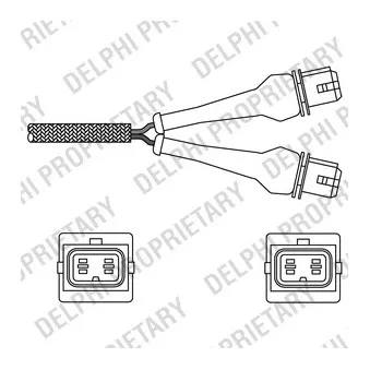 Sonde lambda DELPHI ES20244-12B1