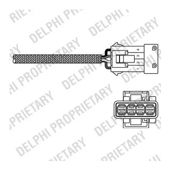 Sonde lambda DELPHI ES20272-12B1