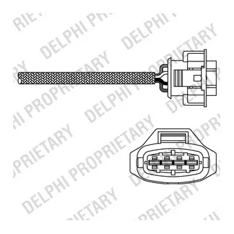 Sonde lambda DELPHI ES20281-12B1