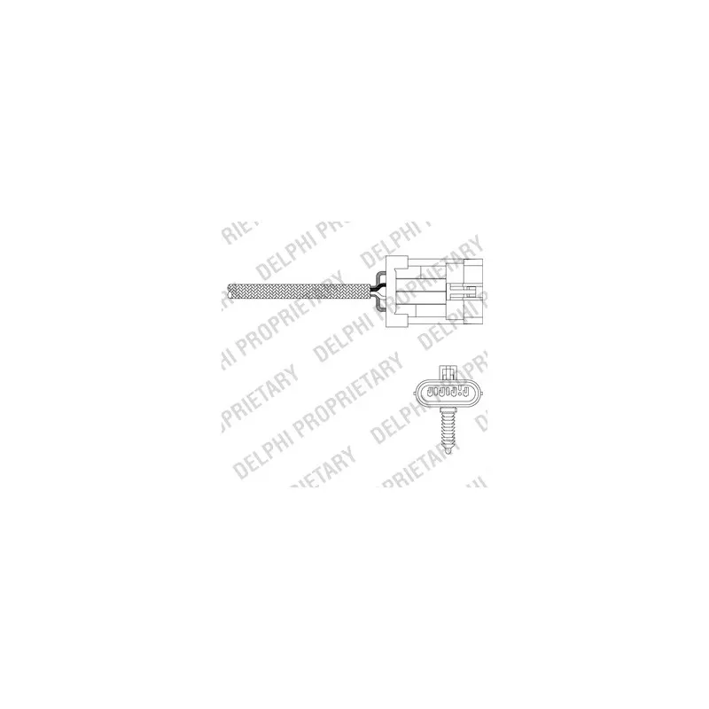 Sonde lambda DELPHI ES20335-12B1