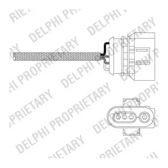 Sonde lambda DELPHI ES20347-12B1