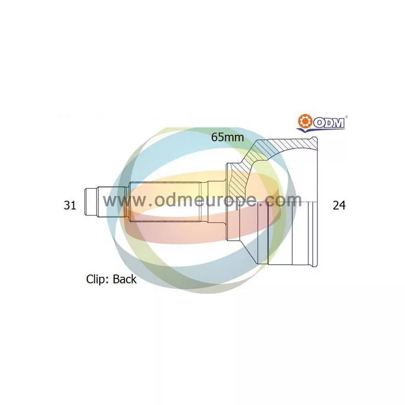 Embout de cardan avant (kit de réparation) ODM-MULTIPARTS 12-271800