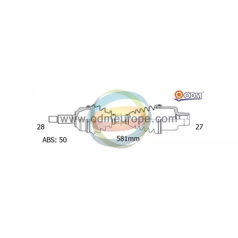 Arbre de transmission ODM-MULTIPARTS 18-042661