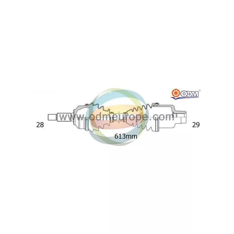 Arbre de transmission ODM-MULTIPARTS 18-042670