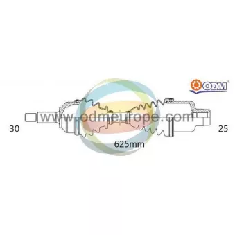 Arbre de transmission ODM-MULTIPARTS 18-042750