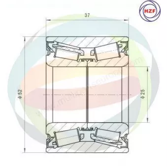 Roulement de roue arrière ODM-MULTIPARTS 70-000035