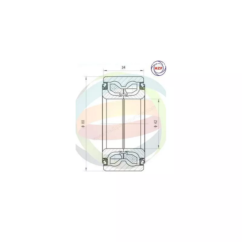 Roulement de roue avant ODM-MULTIPARTS 70-080038