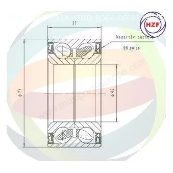 Roulement de roue avant ODM-MULTIPARTS 70-160022