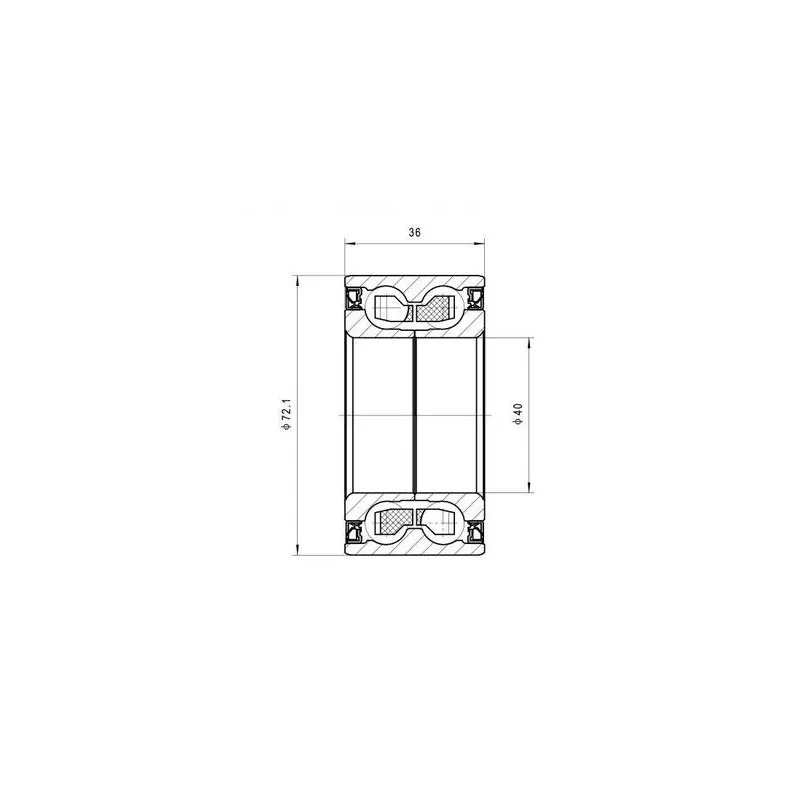 Roulement de roue avant ODM-MULTIPARTS 70-230005