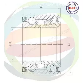 Roulement de roue avant ODM-MULTIPARTS 70-230037