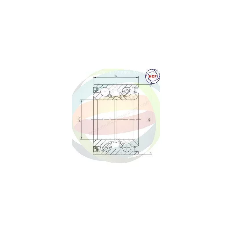 Roulement de roue avant ODM-MULTIPARTS 70-230037