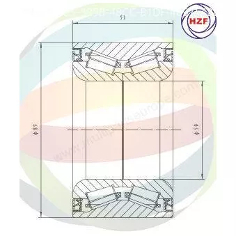 Roulement de roue arrière ODM-MULTIPARTS 70-270013