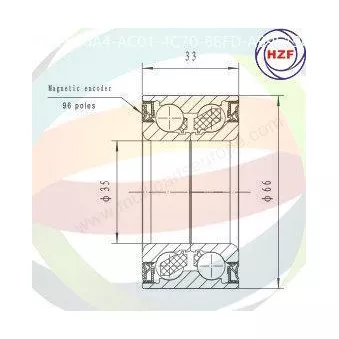 Roulement de roue arrière ODM-MULTIPARTS 70-350060